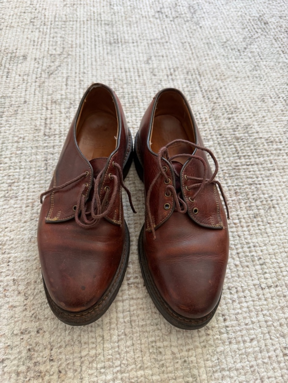 Allen Edmonds Brown Leather Lace-Up Shoes